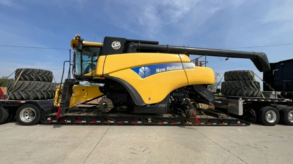 Shipping a New Holland CR9070 Combine from the USA to Argentina